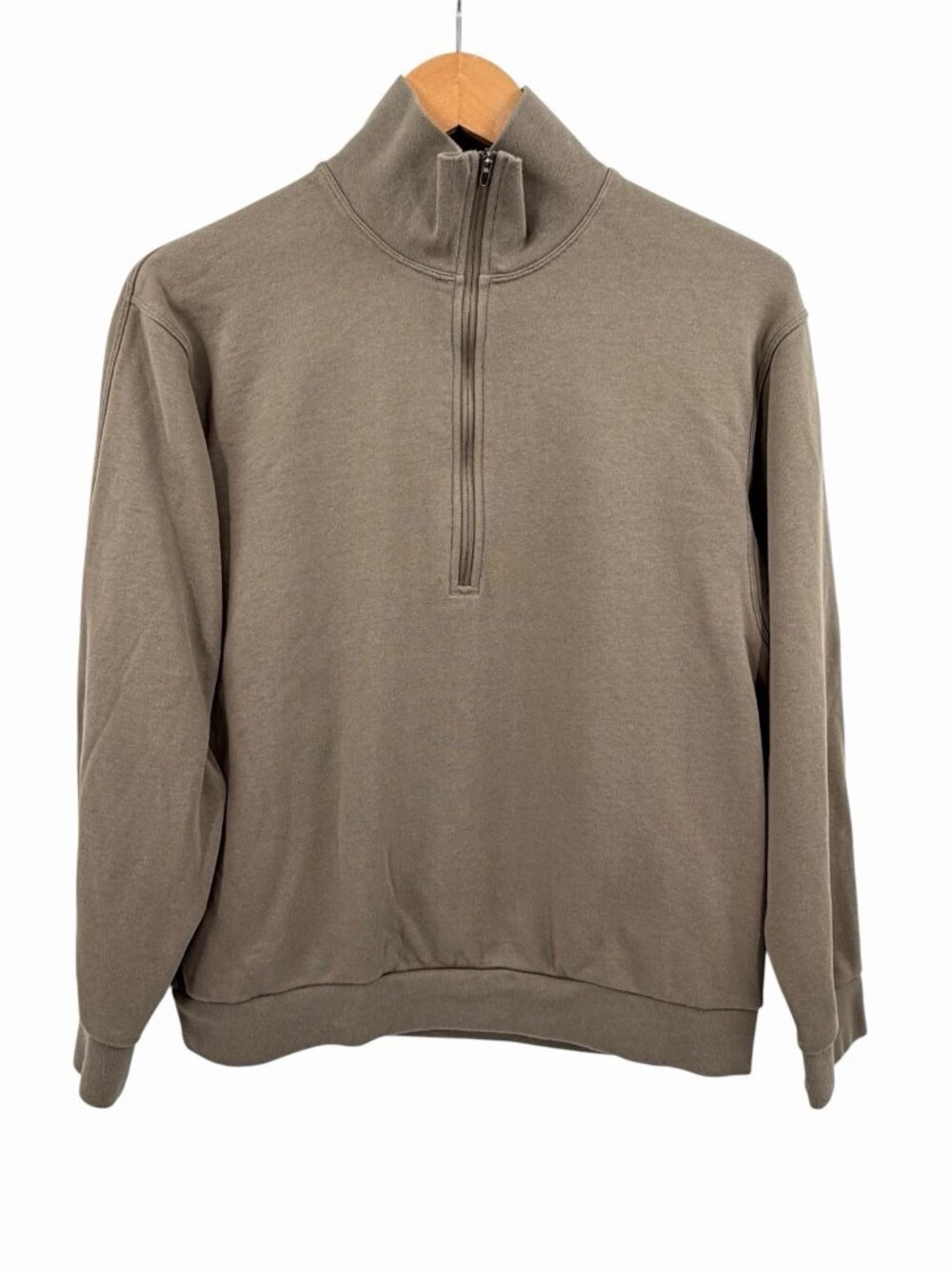 LULULEMON Women's Greige Softstreme Half-Zip Sweatshirt XS